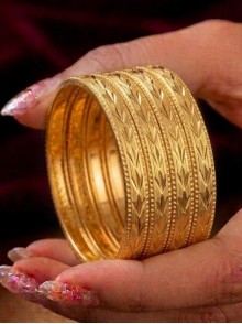 Gold Plated Bangles